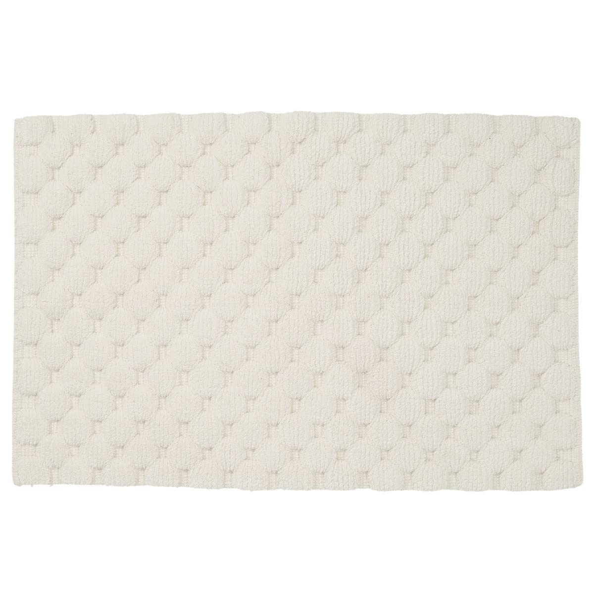 Levasseur Salle de bain Tapis Boudoir 50x80cm ivoire coton