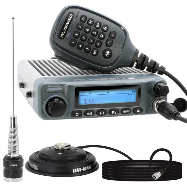 Rugged Air G1 Adventure radio mobile GMRS 40W étanche kit