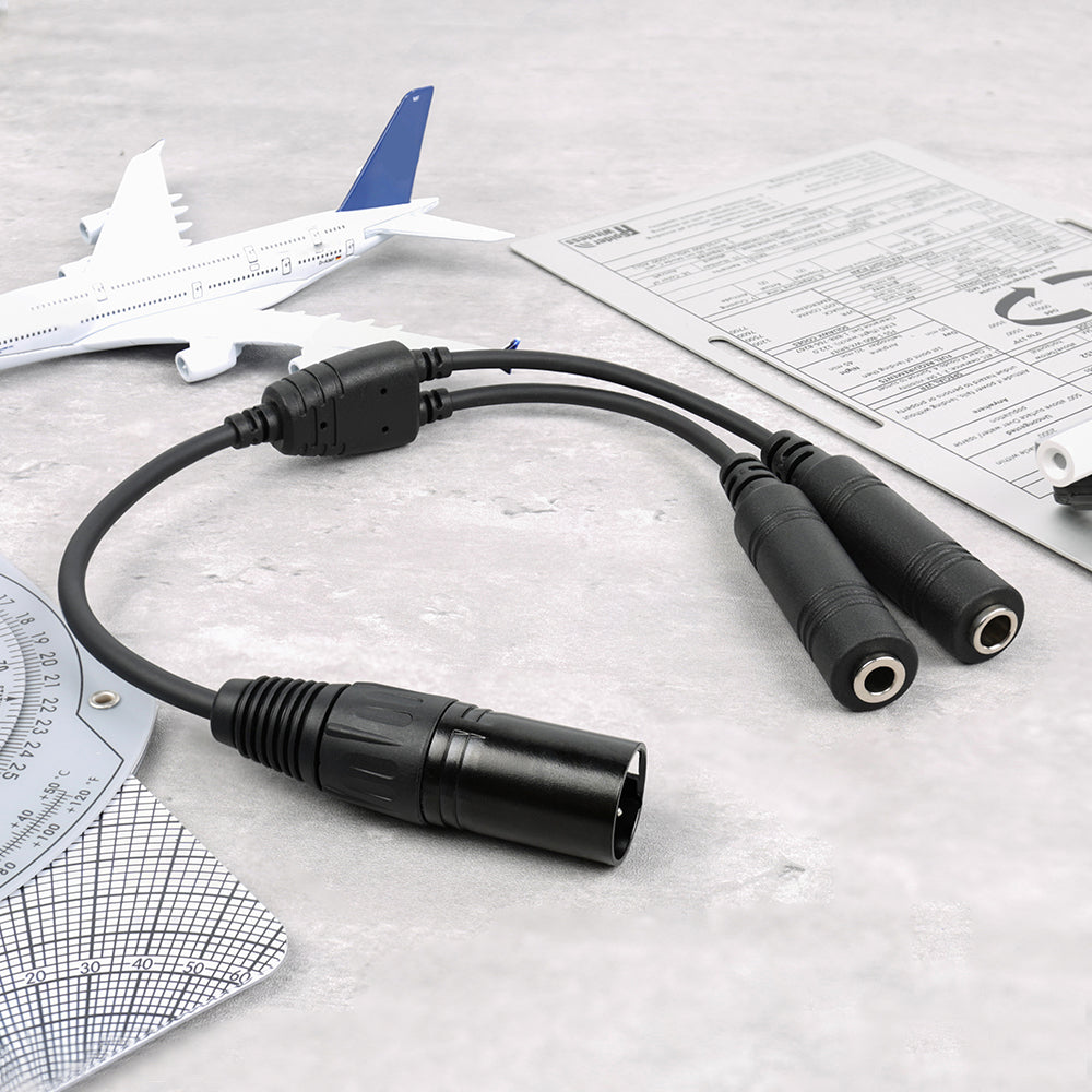 R Spider Wireless Headset Adapter adaptateur GA vers Airbus XLR 5
