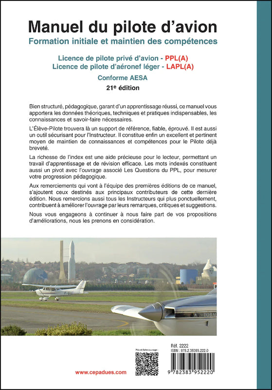La Boutique du Pilote Manuel du pilote d'avion 21e édition livre
