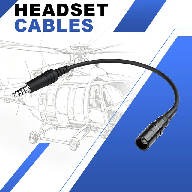 R Spider Wireless Headset Adapter adaptateur Lemo 6Pin hélico
