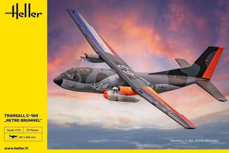 Heller Transall C-160 Retro Brummel maquette 1/72