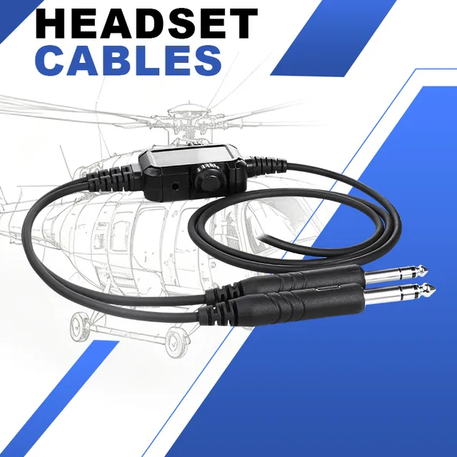 R Spider Headset Adapter câble casque GA double jack