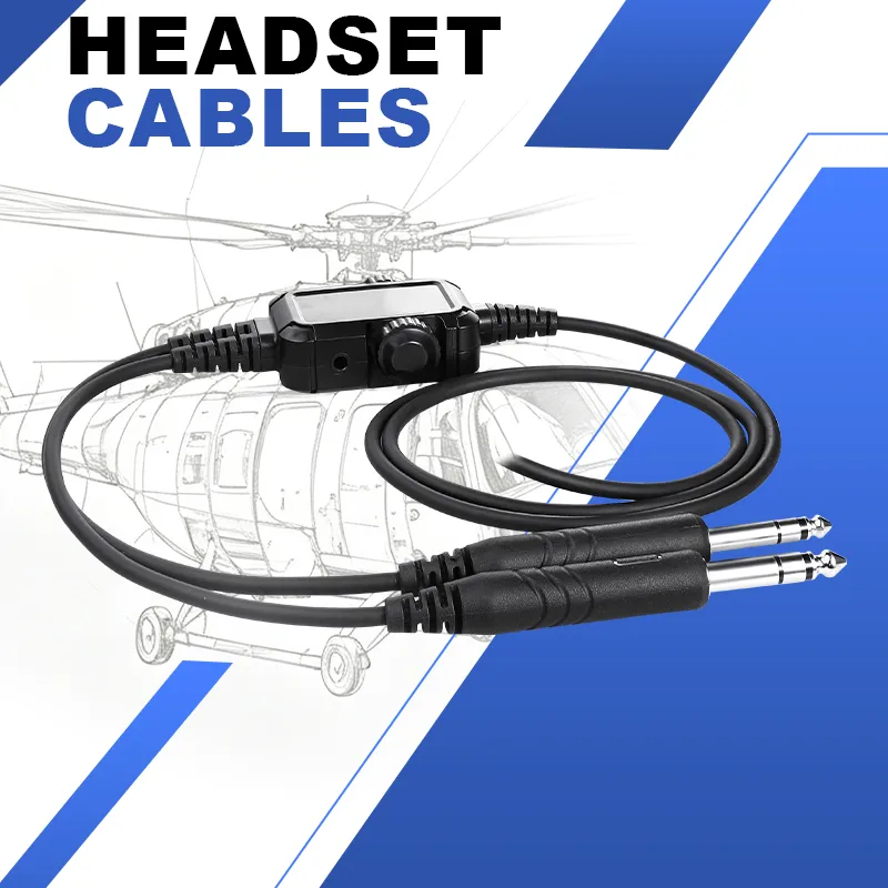 R Spider Headset Adapter câble casque GA double jack