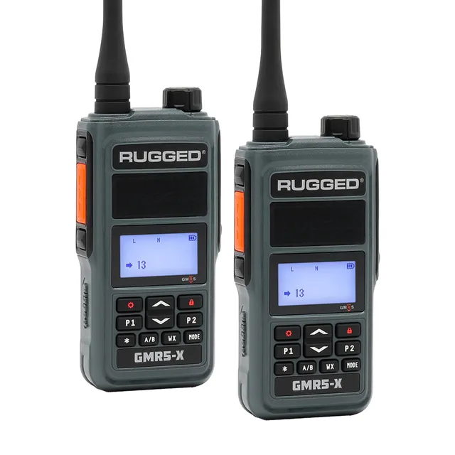 Rugged Air GMR5-X talkie walkie GMRS 5W gris lot 2