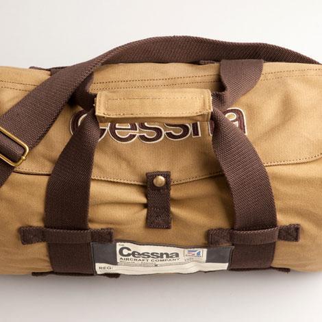 Red Canoe Cessna sac de vol coton Tan 44,5 cm