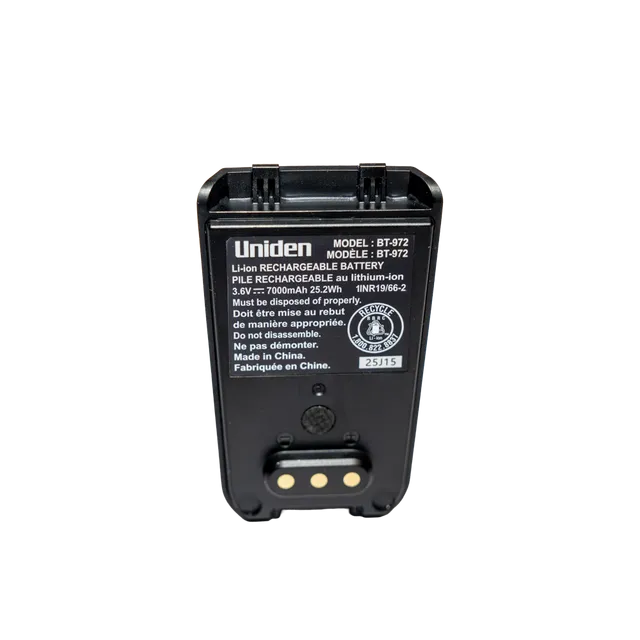 Uniden SDS150 batterie scanner Li-ion 3,6V 7000mAh