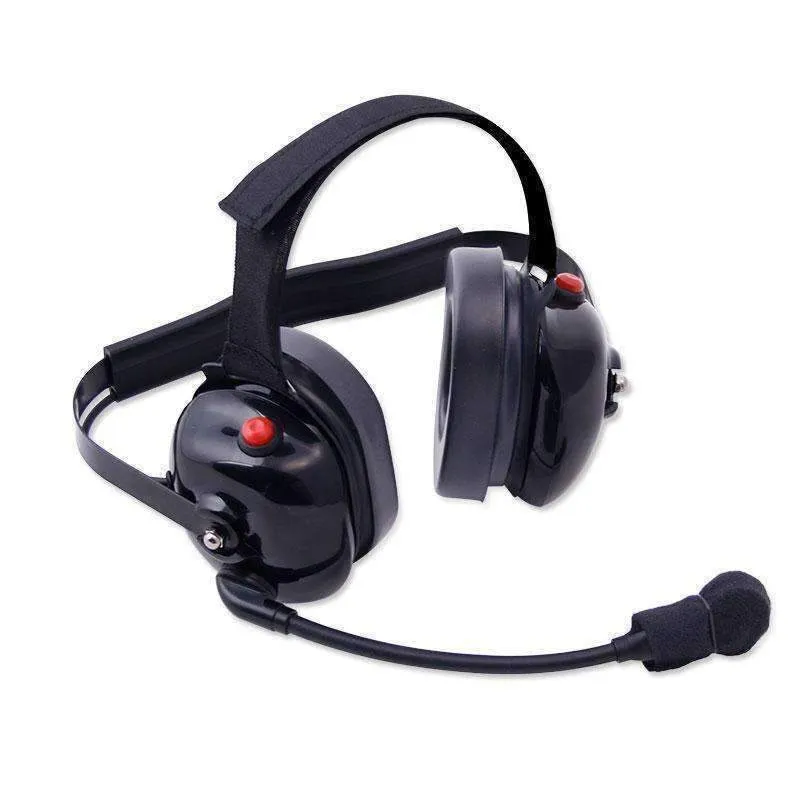 Rugged Air H60 casque double radio BTH noir 5-pin