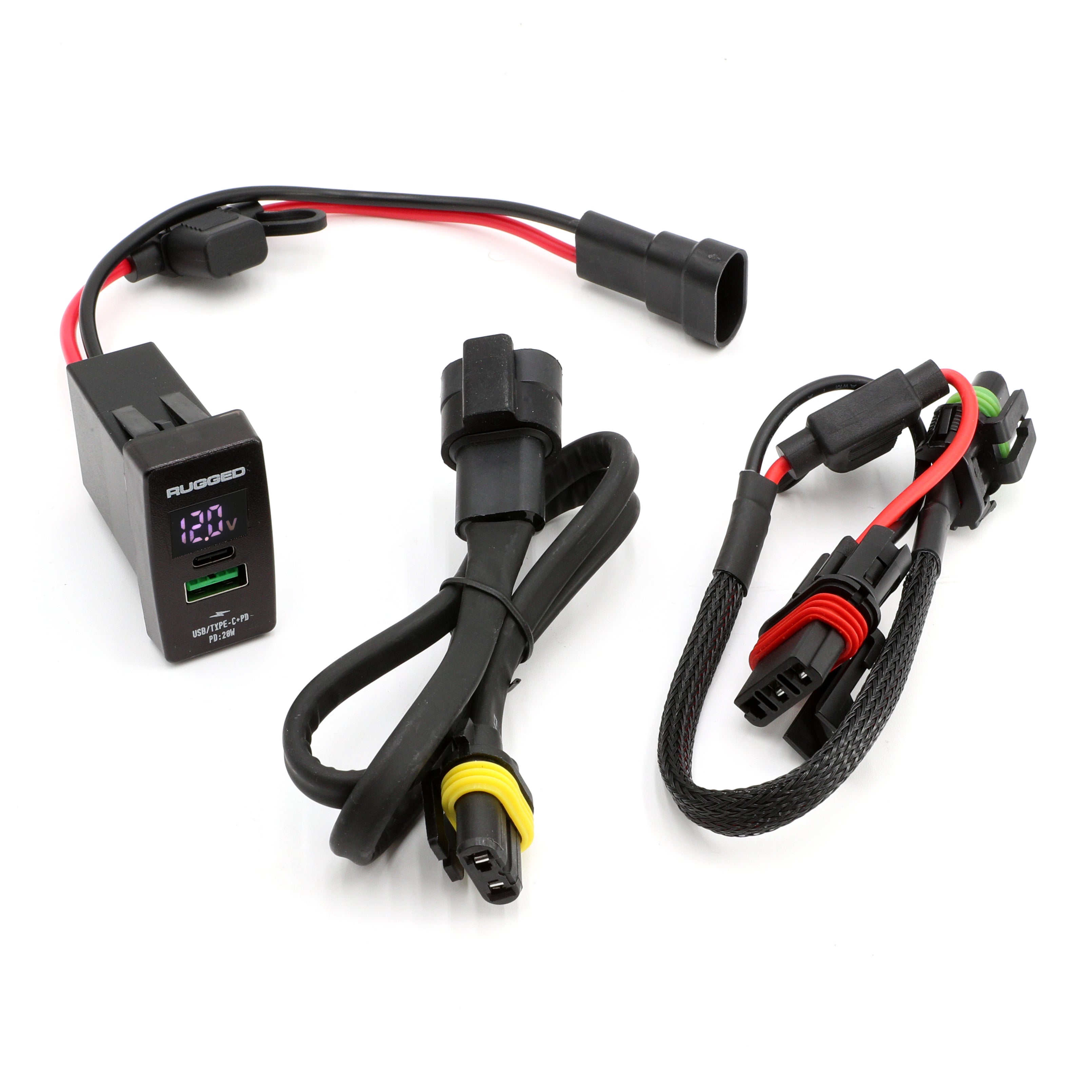 Rugged Air Kit hub USB interrupteur pour Pulse Bar Polaris UTV
