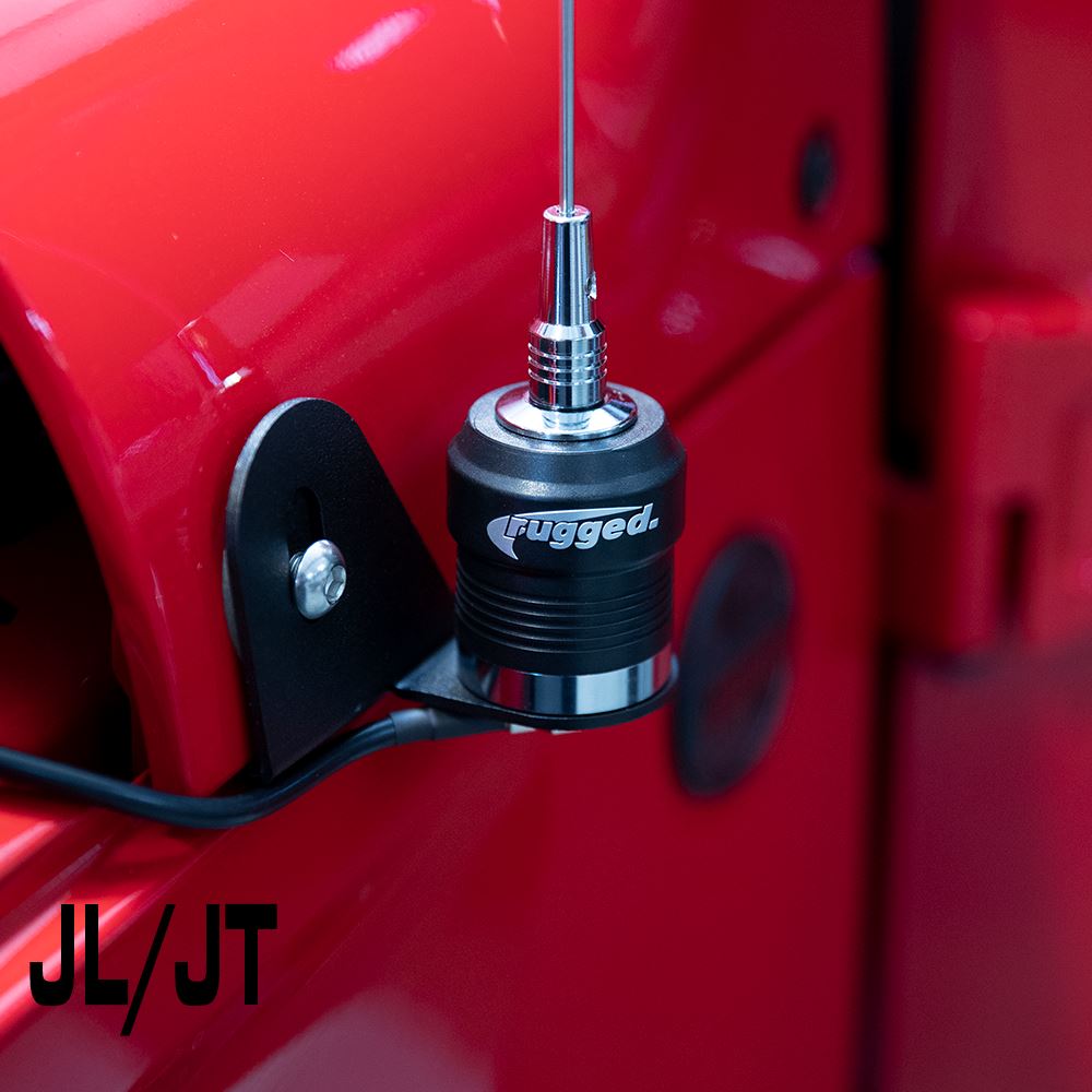 Rugged Air Jeep A Mount support antenne Jeep JK JL acier