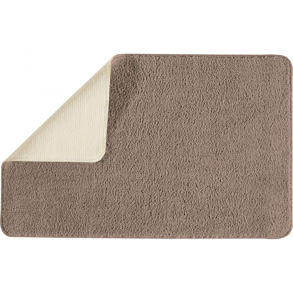 Levasseur Polynésie tapis de bain polyester taupe 50x80 cm