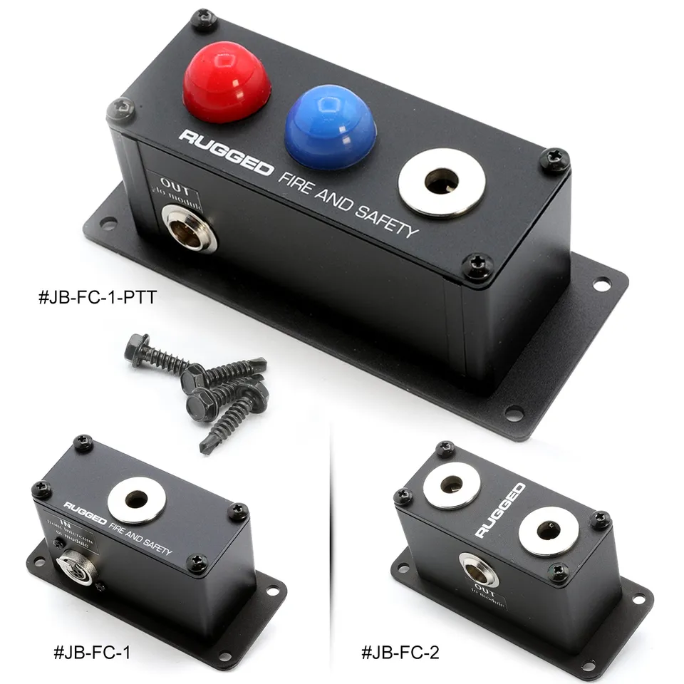 Rugged Air Intercoms Jack Box station casque RRP800 Simple Dual PTT
