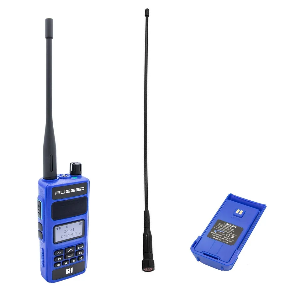 Rugged Air R1 radio portable DMR 5W bundle antenne