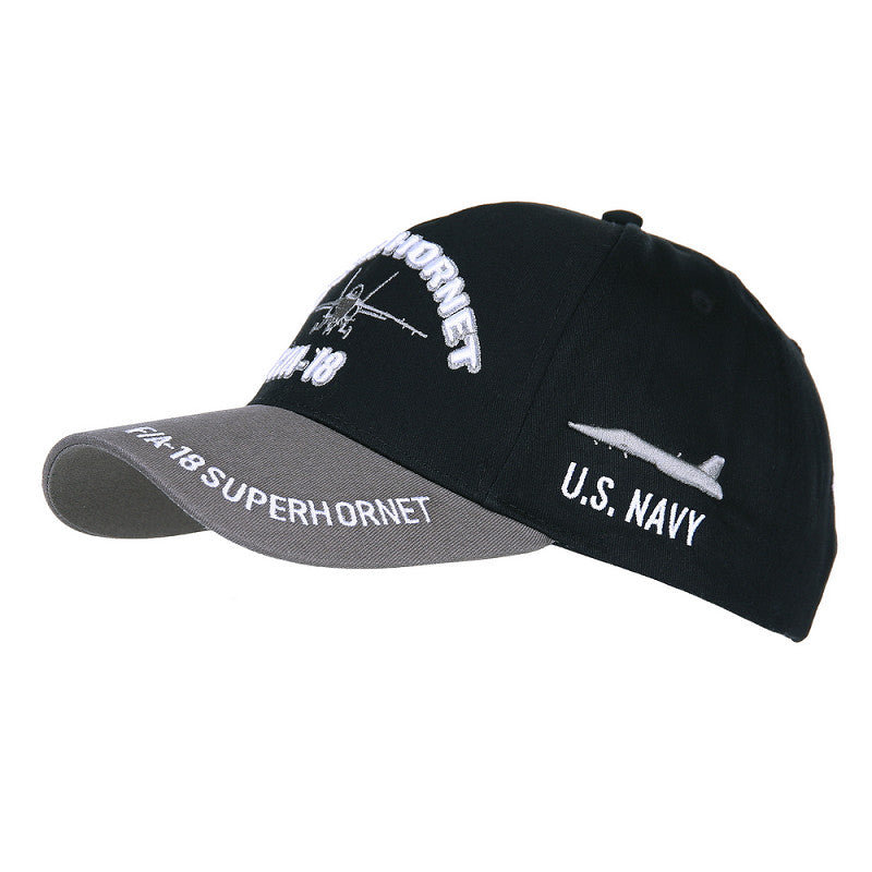 La Boutique du Pilote Super Hornet F/A-18 casquette noire coton