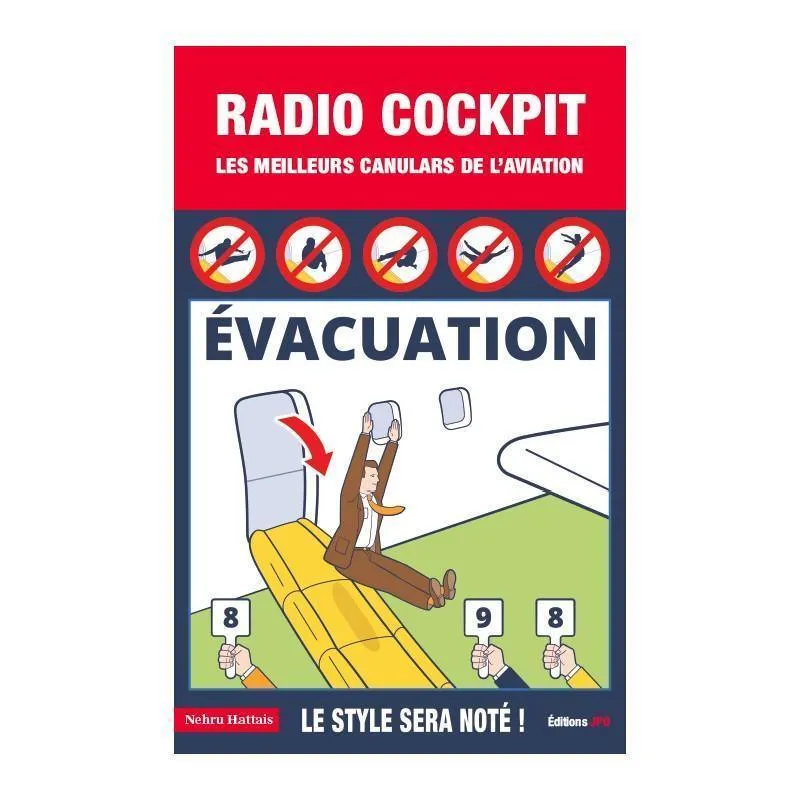 JPO Radio Cockpit canulars de l'aviation livre humour avion