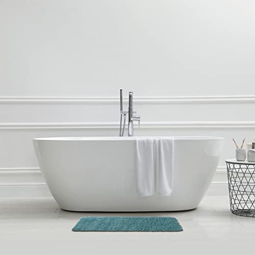 LEVASSEUR Guy tapis de bain polyester 50x80cm bleu Topaze Nuage