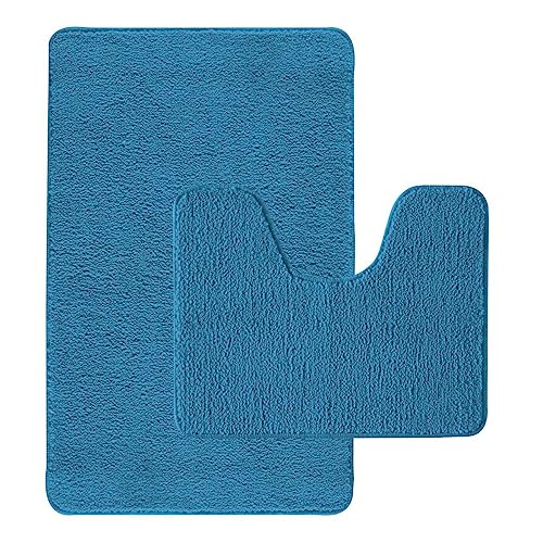 Levasseur Polynesie tapis de bain polyester pacifique 50x80 + 50x40