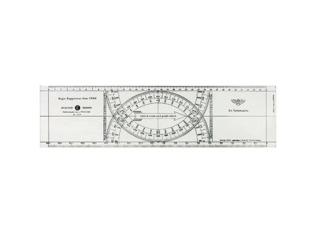 La Boutique du Pilote Règle Jean Cras Souple PVC 385 mm