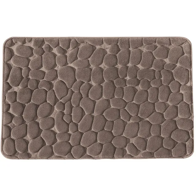 LEVASSEUR Mineral tapis de bain mémoire 60x100cm galet