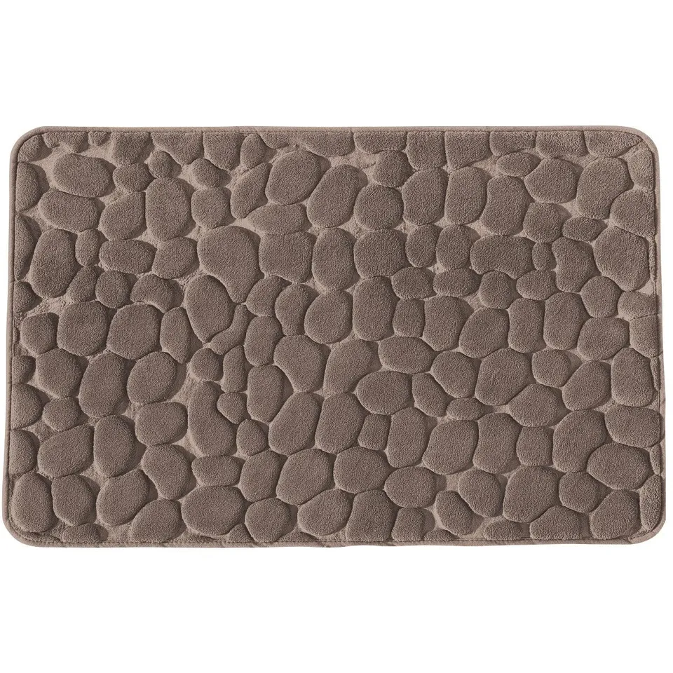 LEVASSEUR Mineral tapis de bain mémoire 60x100cm galet