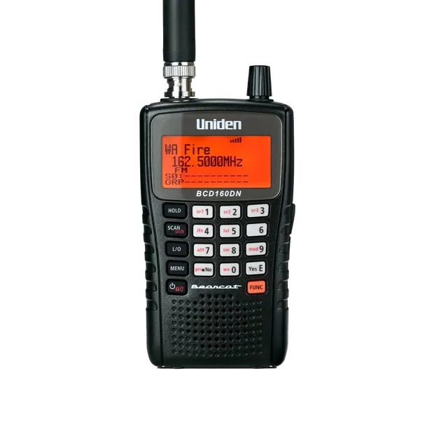 Uniden BCD160DN scanner radio portable aviation