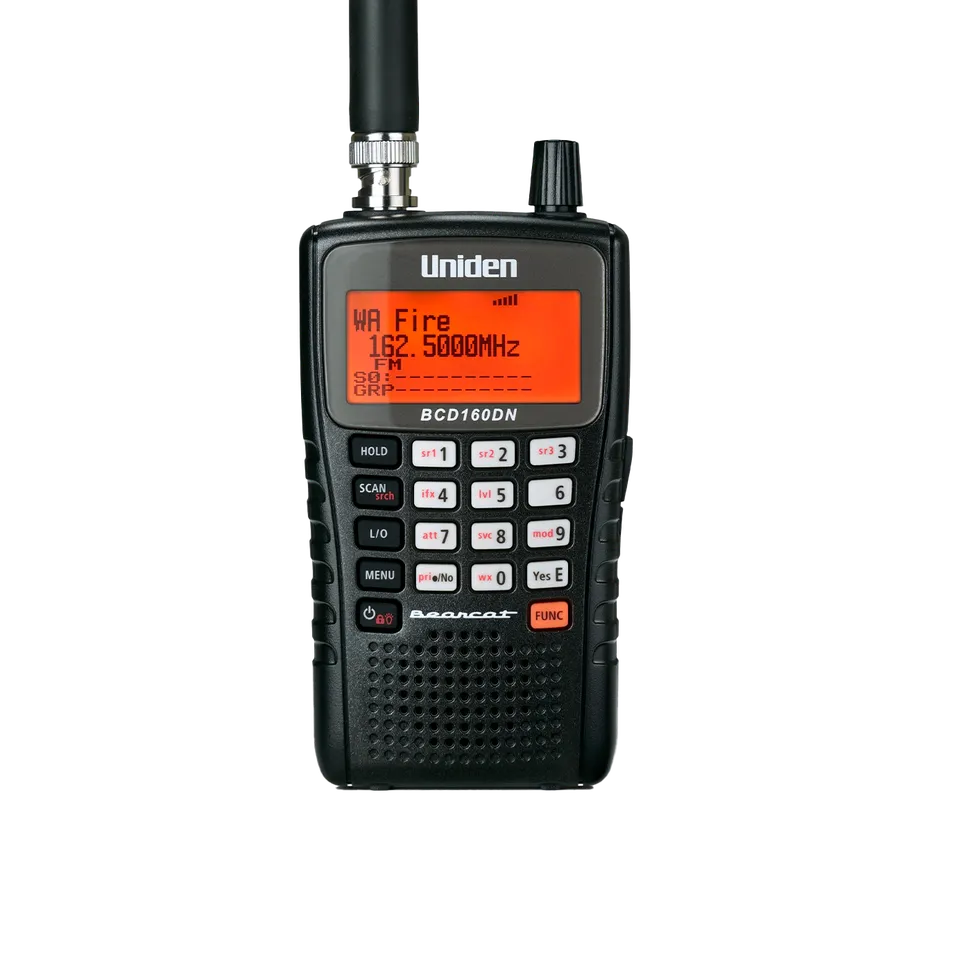 Uniden BCD160DN scanner radio portable aviation