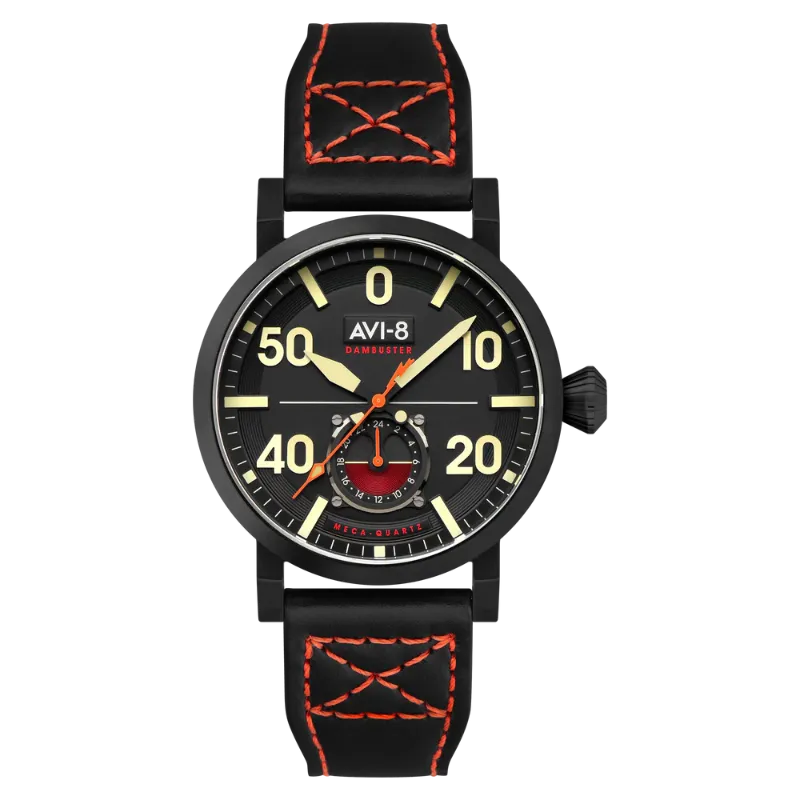 AVI-8 Dambuster Chadwick Meca-Quartz montre noire 43mm