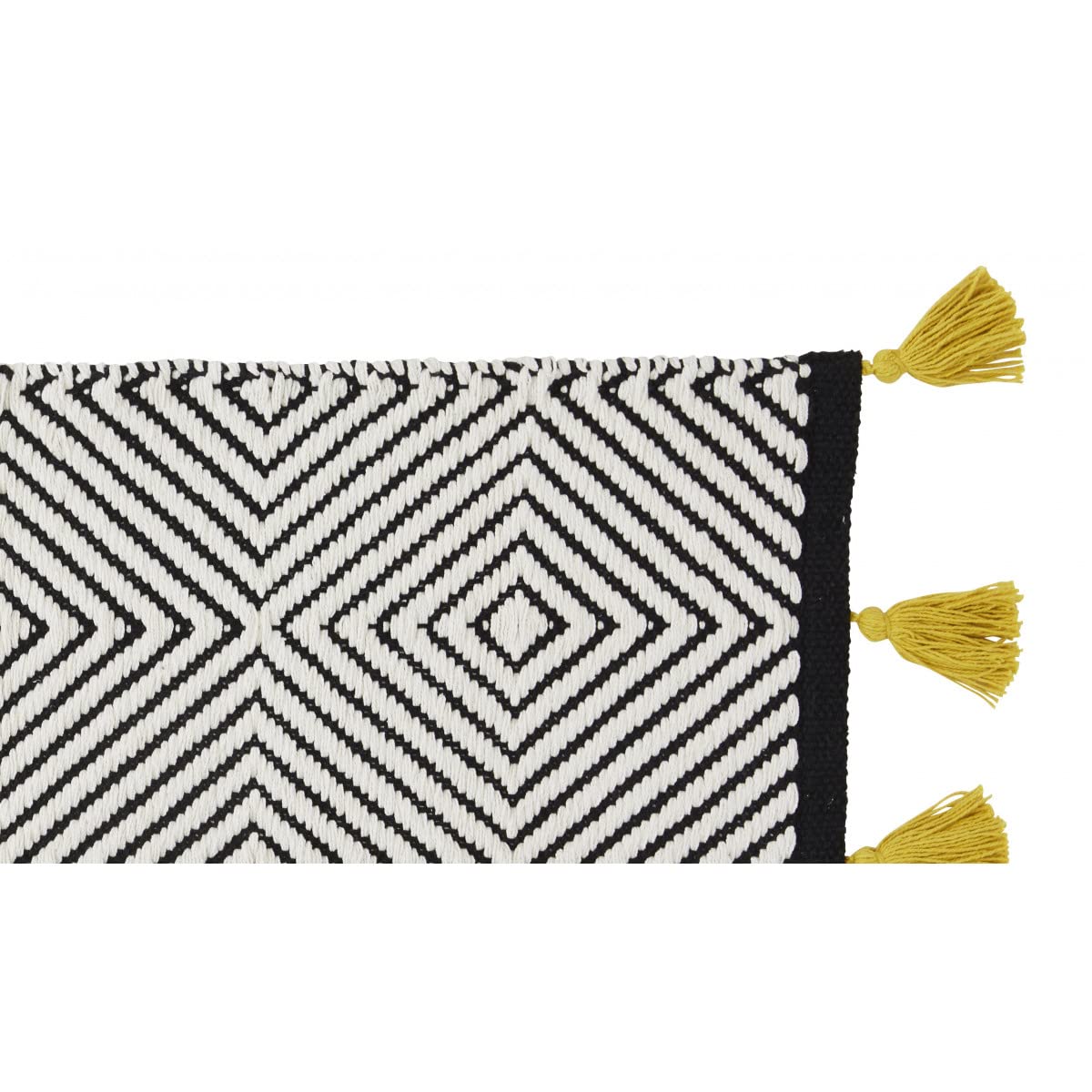 Levasseur Sol tapis de bain coton tissé ethnique 50x80cm