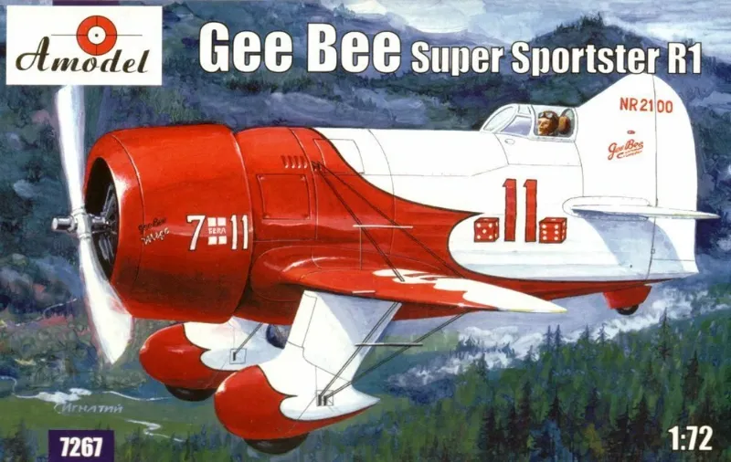 Gee Bee Super Sportster R1 maquette avion 1/72 plastique