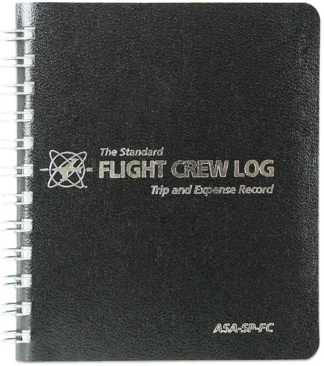 ASA Flight crew log carnet de vol poche 8,6x10,8 cm