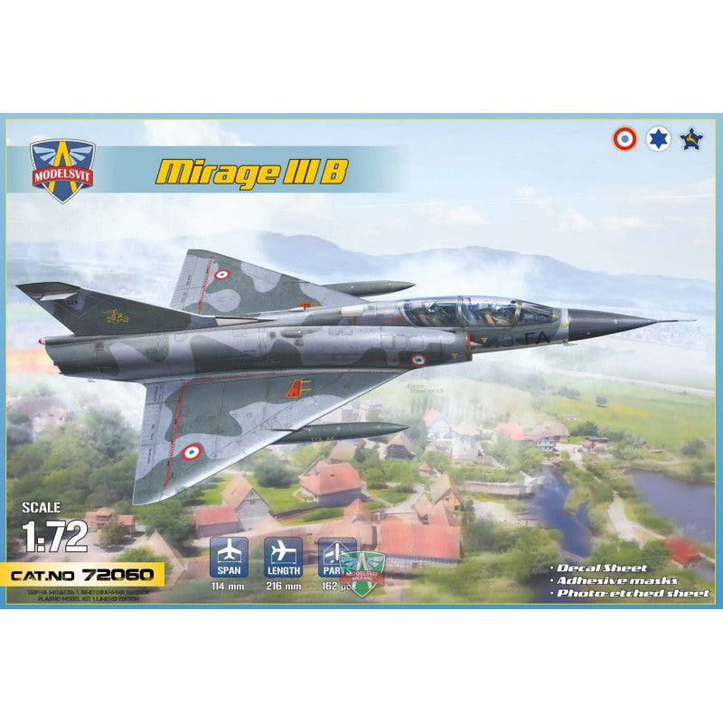 Modelsvit Mirage III B maquette 1/72 à construire
