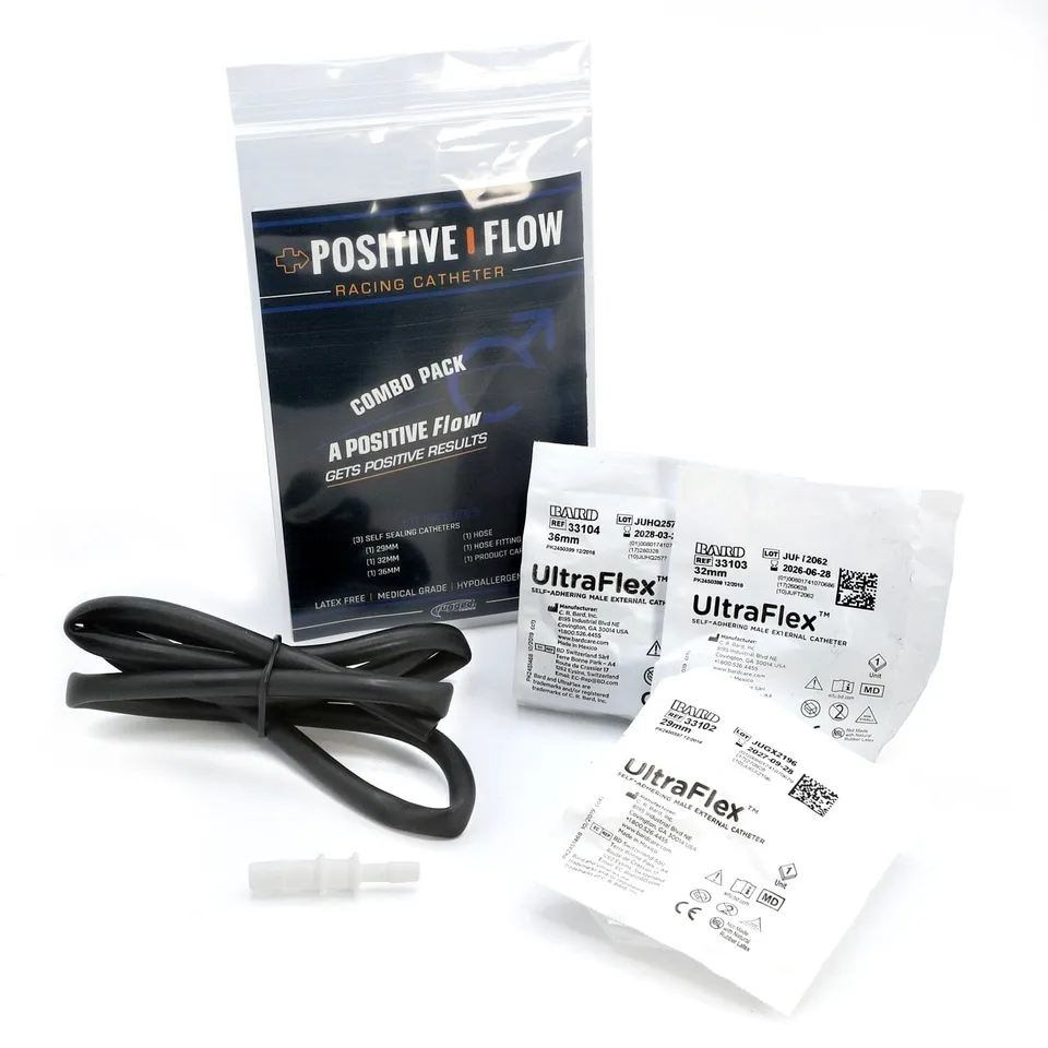 Rugged Air Catheters Positive Flow Kit Cathéter Combo 3 tailles