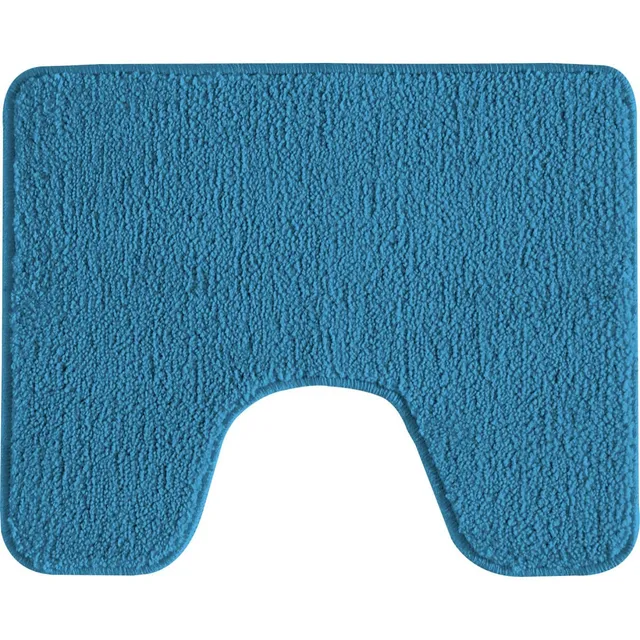 LEVASSEUR Polynésie Tapis de Toilette Bleu 50x40 cm Polyester