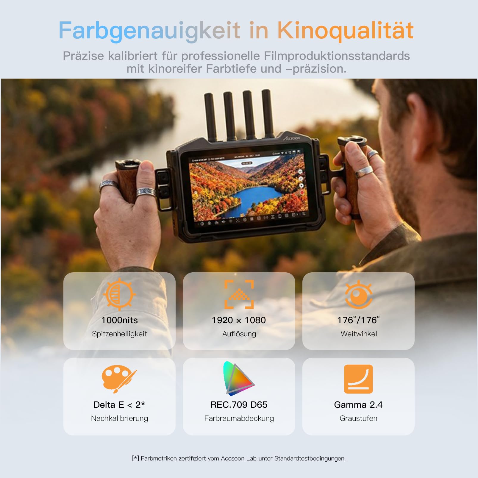 Accsoon CineView M7H Pro moniteur 7" 4K60 1000 nits