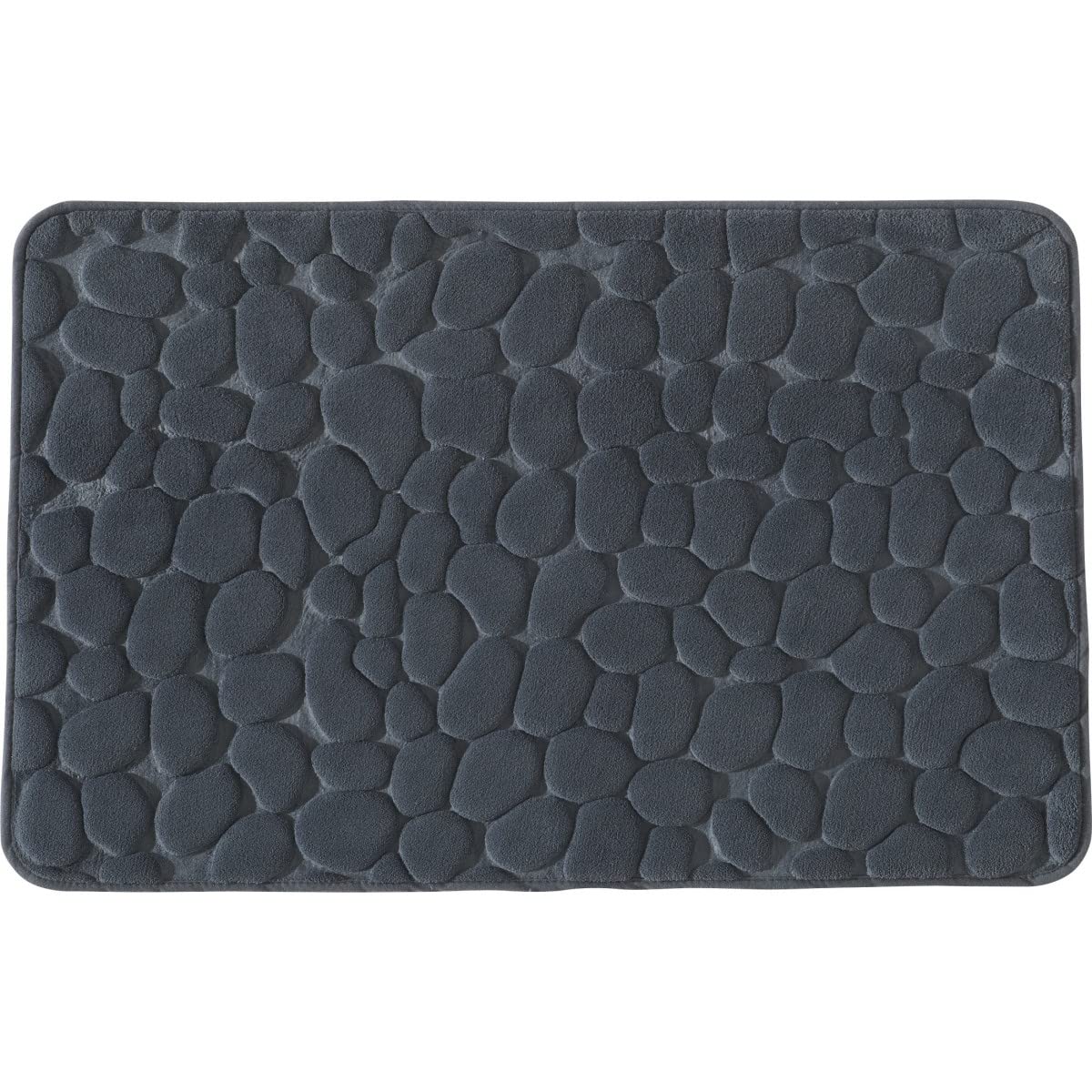 Levasseur Galet Tapis de Bain Gris 50x80cm Mémoire de Forme