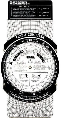 Jeppesen Student Computer règle navigation pilote