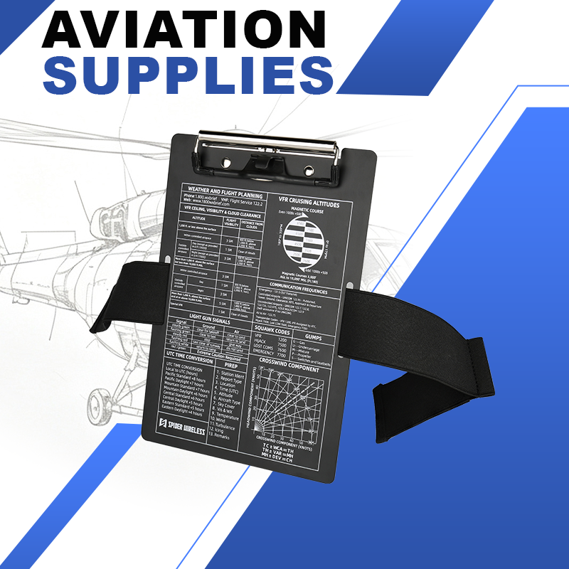 R Spider Wireless Aviation Kneeboard alu VFR lot de 5