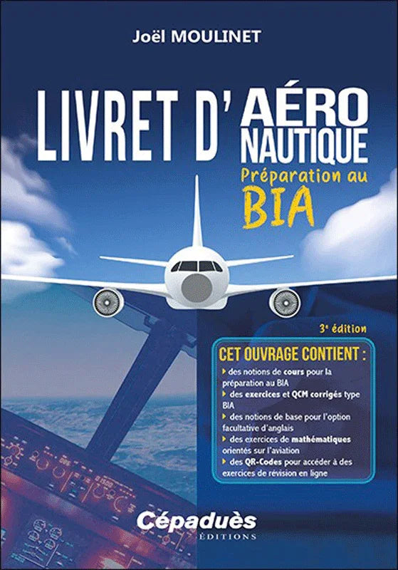 Cépaduès Livret d'aéronautique BIA livre préparation