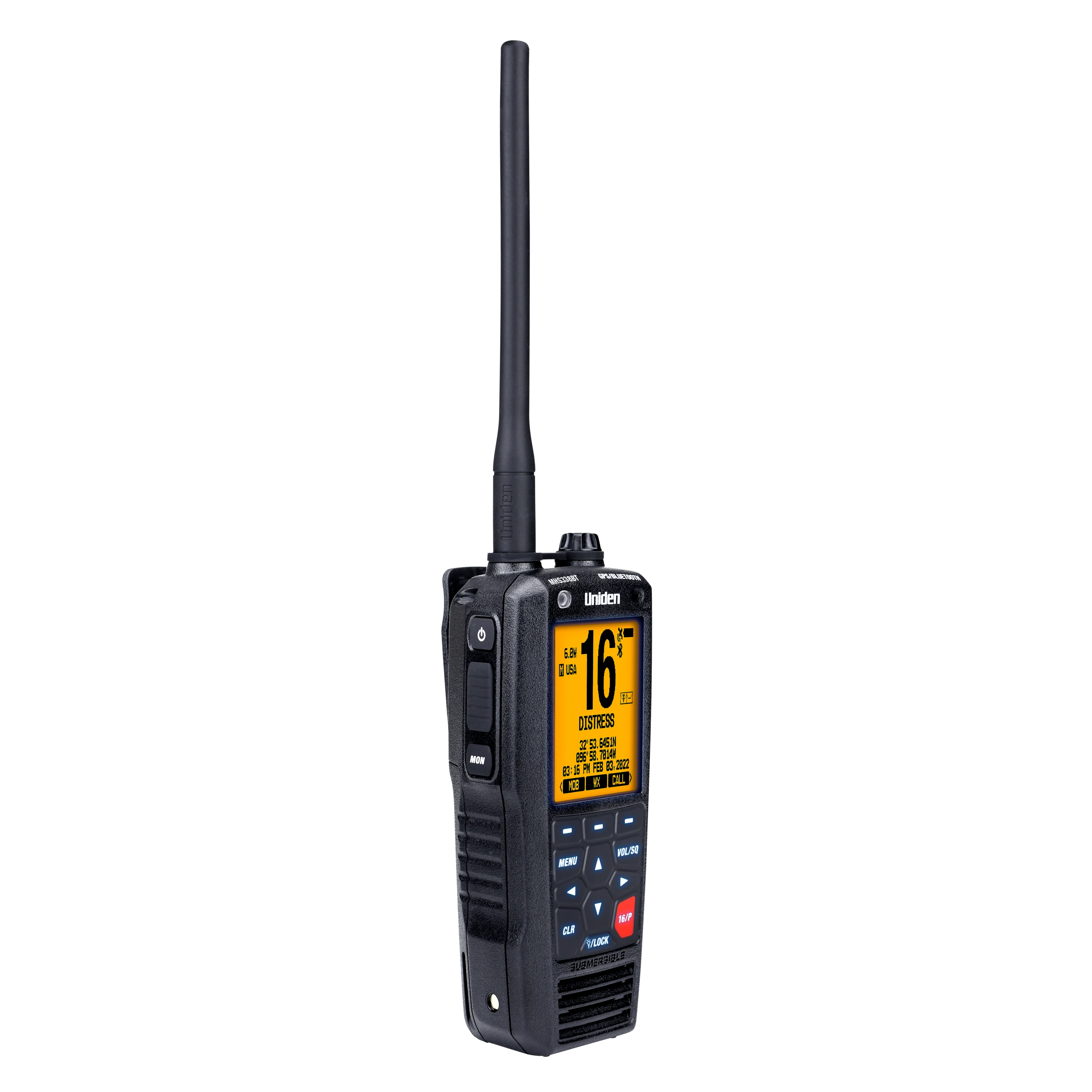 Uniden Marine Radios MHS338BT VHF marine portable GPS Bluetooth