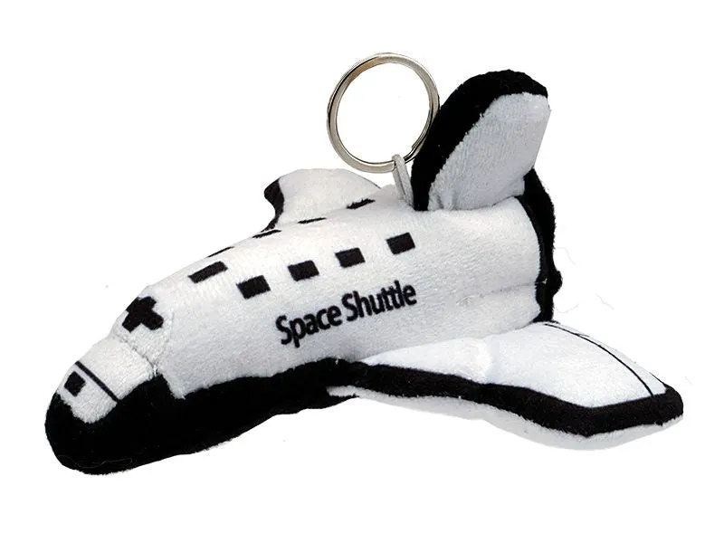 Porte-clés navette spatiale peluche 10 cm idée cadeau pilote