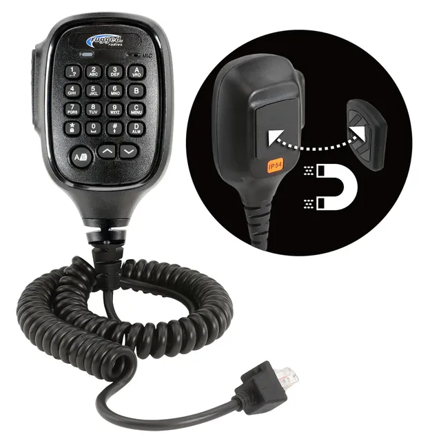 Rugged Air Intercoms Micro main RDM-DB + support magnétique Scosche