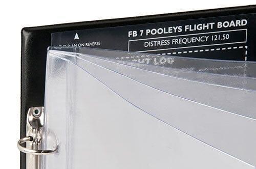 La Boutique du Pilote Pooleys FB-7R planchette de vol PVC