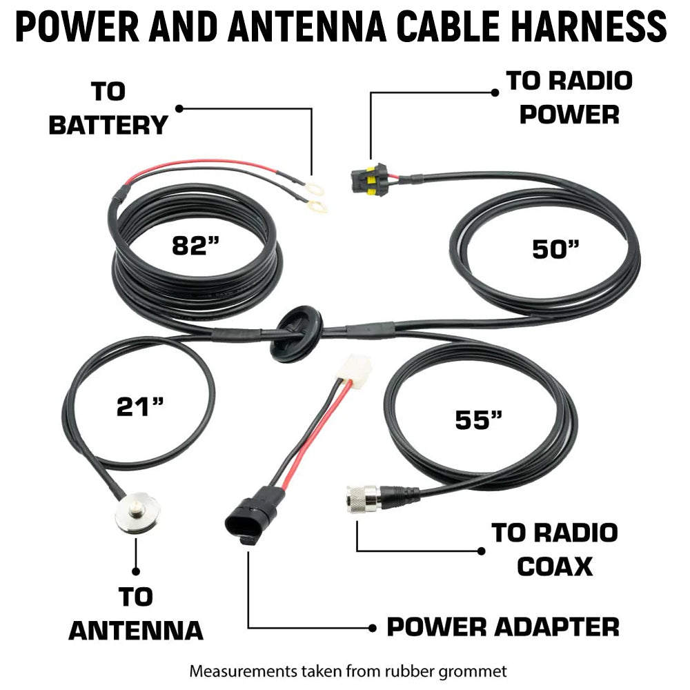 Rugged Air GMR25 kit radio GMRS mobile Jeep JL JT
