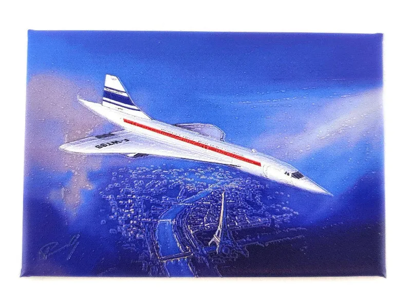 Lucio Perinotto Concorde Paris magnet 8 x 5,5 cm