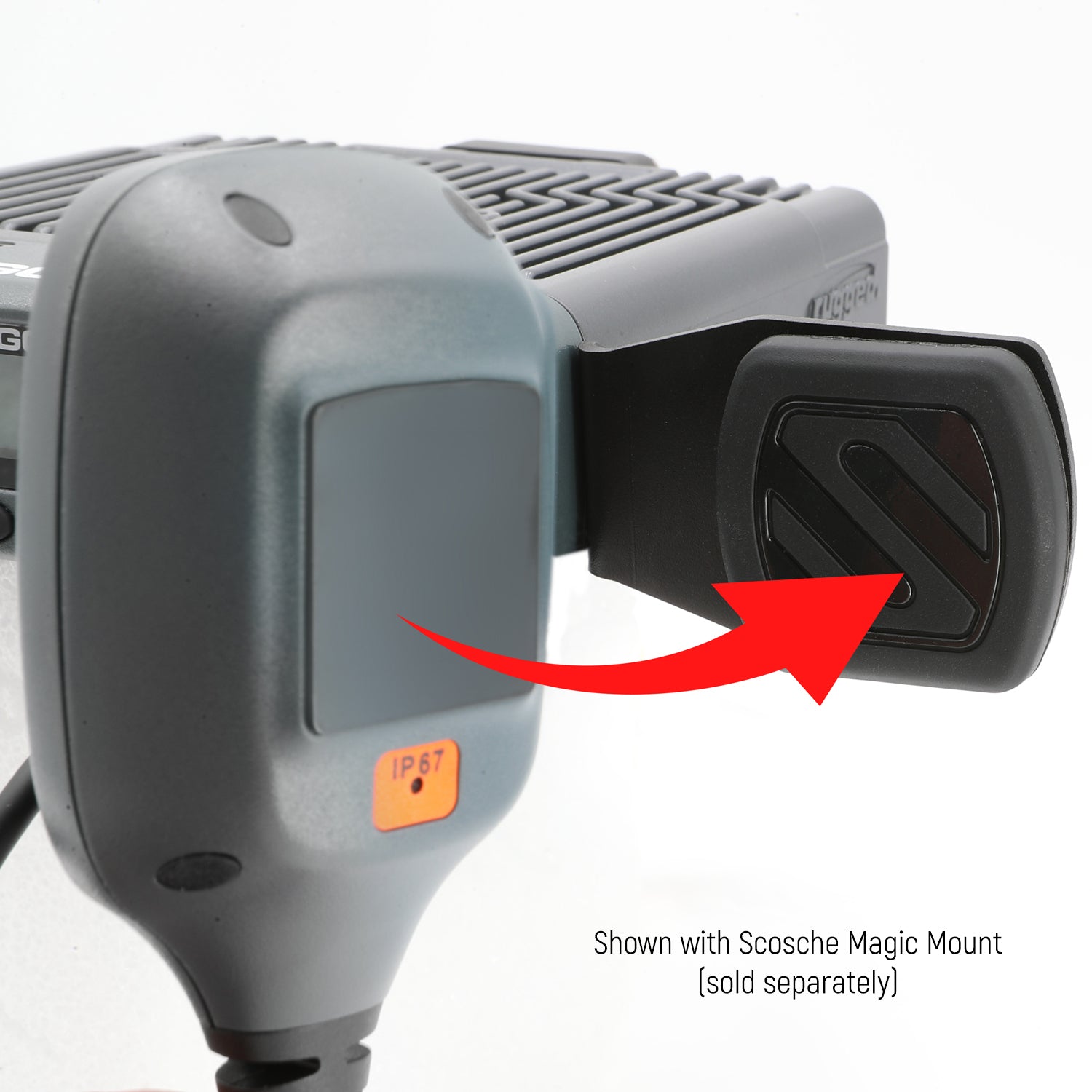 Rugged Air Support micro main radio mobile 90°