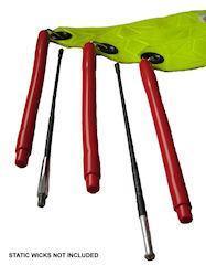 Plane Sights Flamme static avion lot de 3