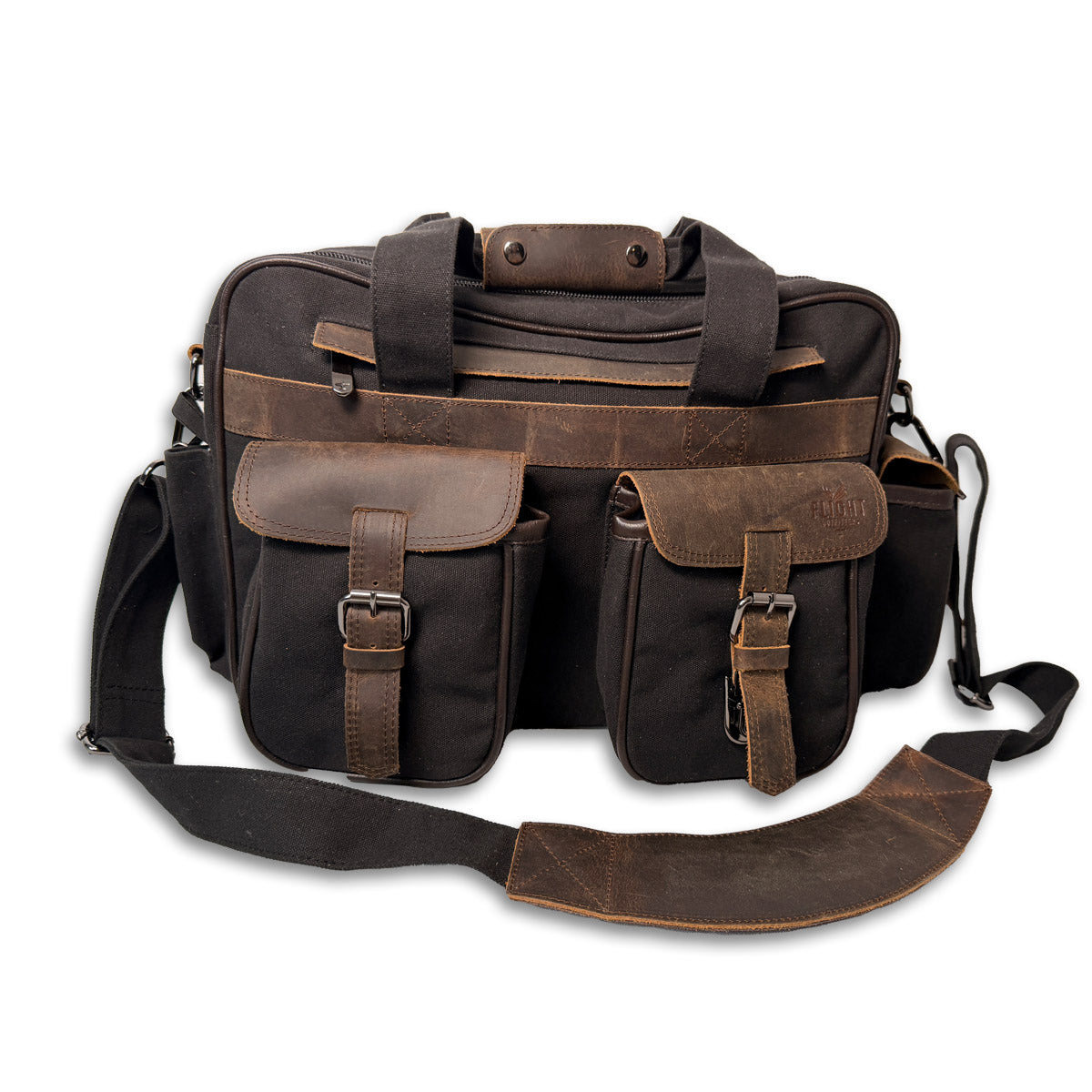 Flight Outfitters Bush Pilot Folio sac de vol marron cuir