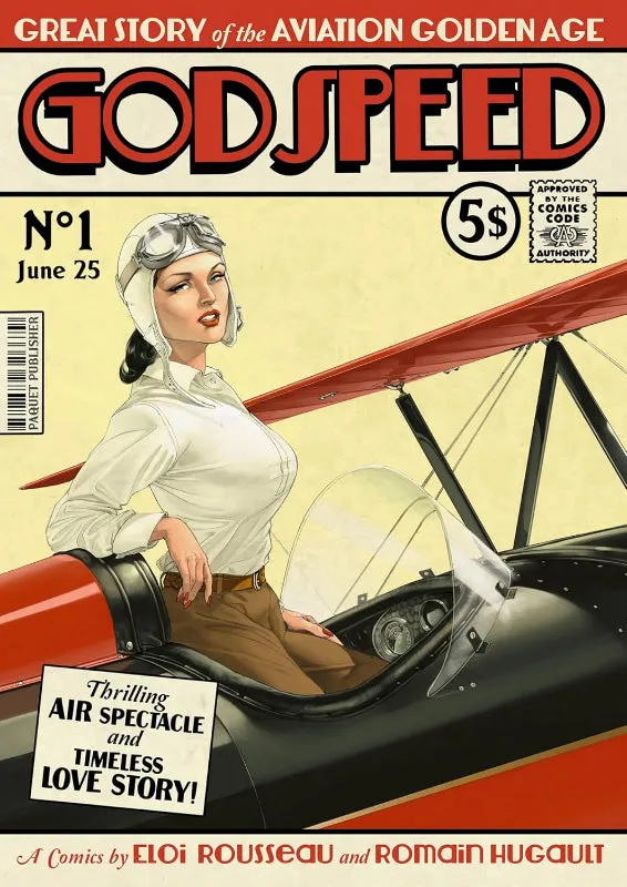 La Boutique du Pilote Godspeed 1 comics Romain Hugault édition limitée