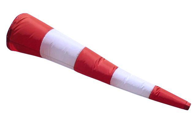 La Boutique du Pilote Manche à Vent Ø1m 5 Bandes Rouge/Blanc