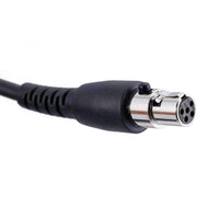 Rugged Air Motorola 2-Pin cordon spiralé radio 5-pin 2'/6'